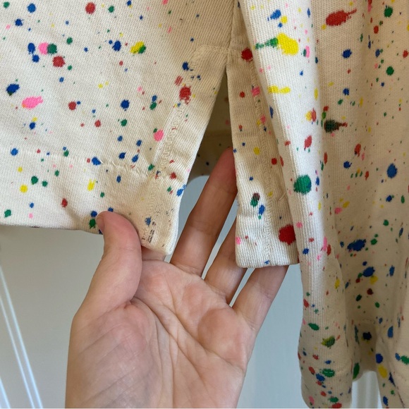 Maeve (Anthropologie) Jamie Paint splatter sweatshirt - Picture 5 of 5
